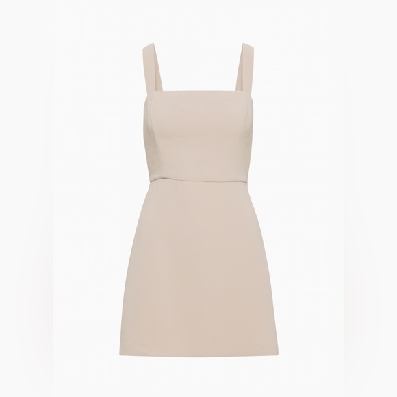 ARITZIA Aperature Tie-Back Dress NWT SIZE 0 Color Basalt Grey - Picture 4 of 8